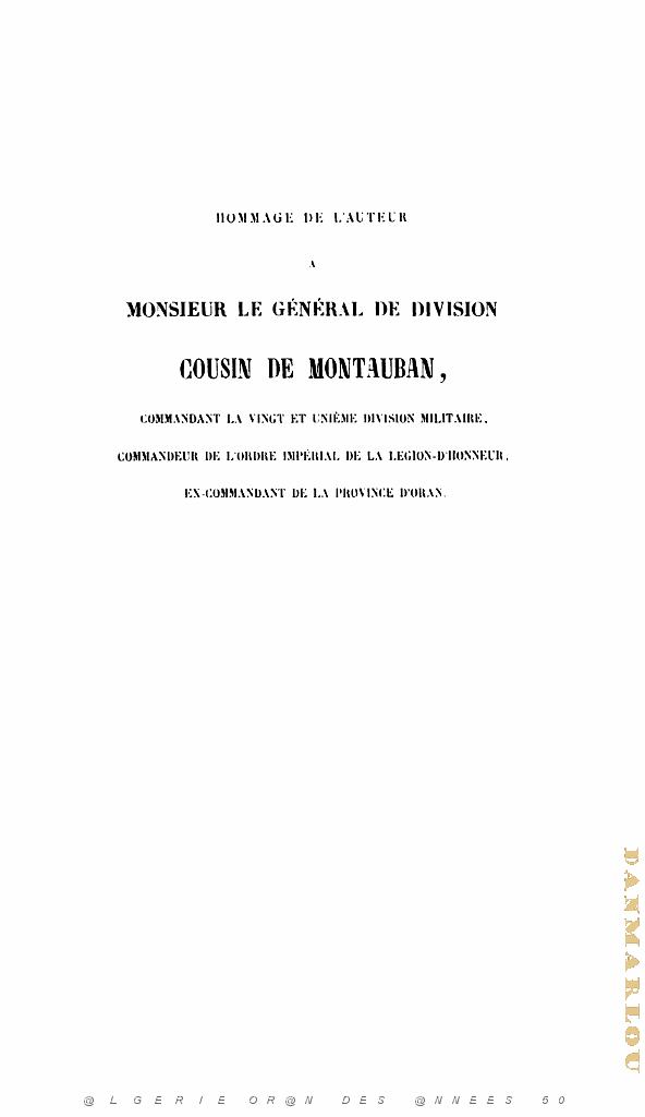 HISTOIRE D ORAN AVANT PENDANT APRES LA DOMINATION ESPAGNOLE D HENRI LEON FEY 1858_000009.jpg